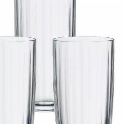 Villeroy & Boch Artesano Clear Large Tumbler Set, 20.29 oz (4-Pack) thumbnail 2