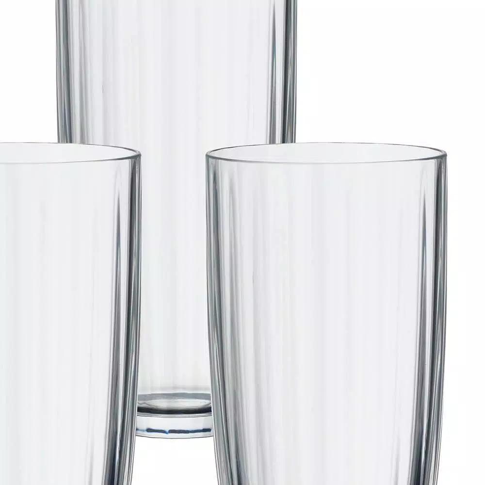 Villeroy & Boch Artesano Clear Large Tumbler Set, 20.29 oz (4-Pack)
