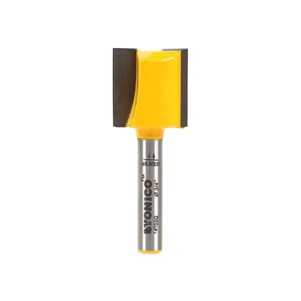 Yonico 3/4 in. Diameter Carbide Tipped Straight Router Bit with 1/4 in. Shank
