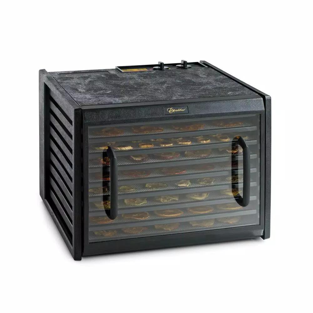 Excalibur 9-Tray Electric Food Dehydrator with Clear Door and 26-Hour Timer