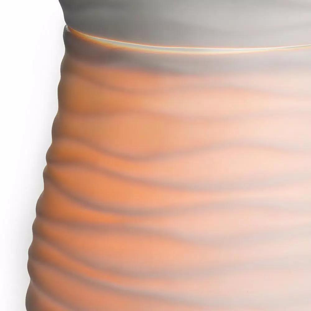 Candle Warmers Etc Harmony Illumination 8.8 in. Fragrance Warmer - Ivory Matte Ceramic