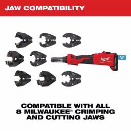 Milwaukee M18 FORCE LOGIC 6-Ton Cordless Utility Crimping Kit with O-D3 Jaw thumbnail 4