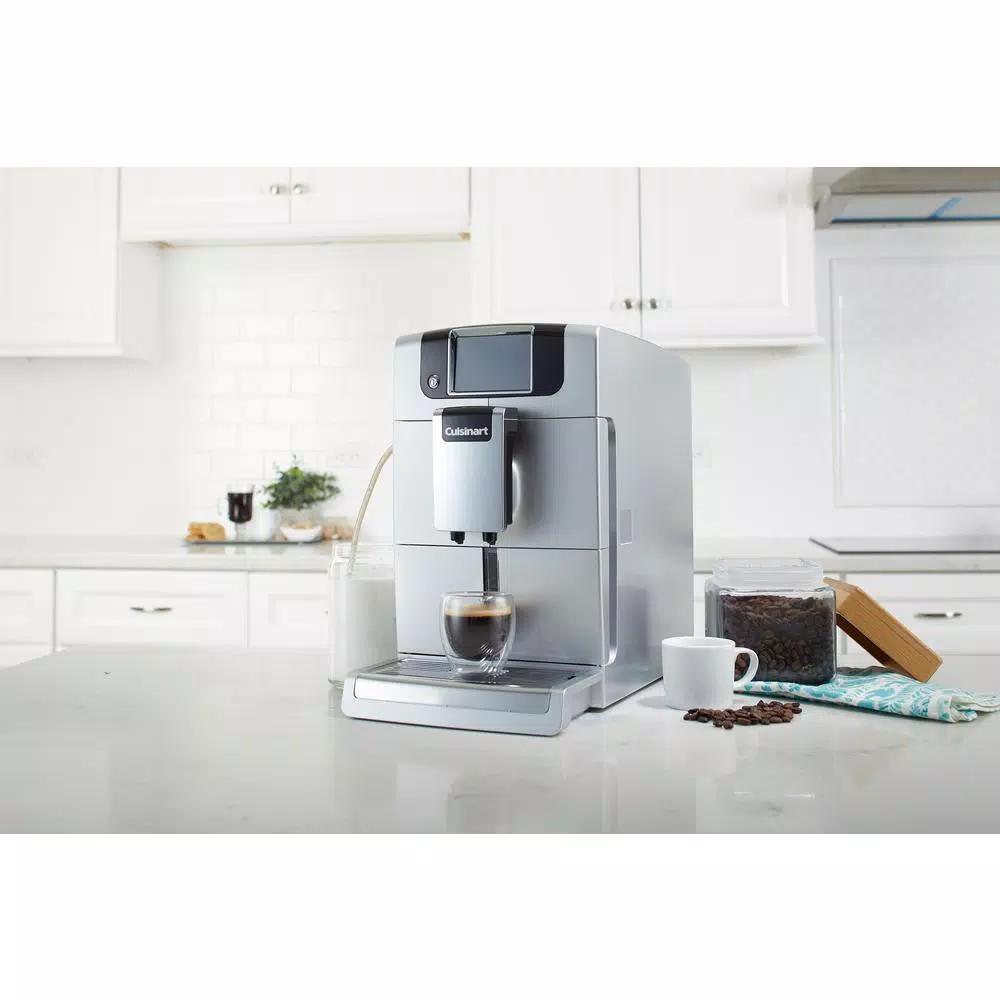 Cuisinart EM-1000 Fully Automatic Espresso Machine with Integrated Grinder, 5-Cup Capacity