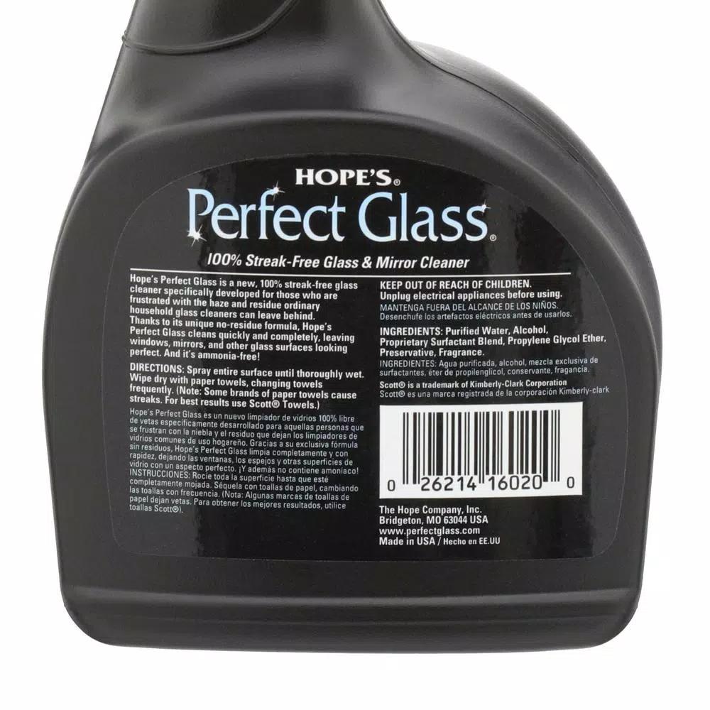 Hope's Perfect Glass Streak-Free Glass Cleaner, 32 oz.