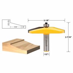 Yonico 3-1/8 in. Raised Panel Bevel Router Bit with 1/2 in. Shank Carbide Tipped thumbnail 2