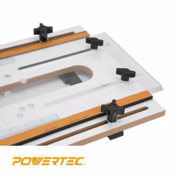 POWERTEC Router Fluting Jig for Custom Moldings and Grooves thumbnail 2