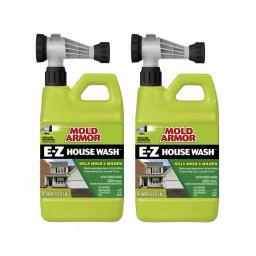 Mold Armor E-Z House Wash Mold and Mildew Remover Hose End Sprayer, 64 oz (2-Pack) thumbnail 1