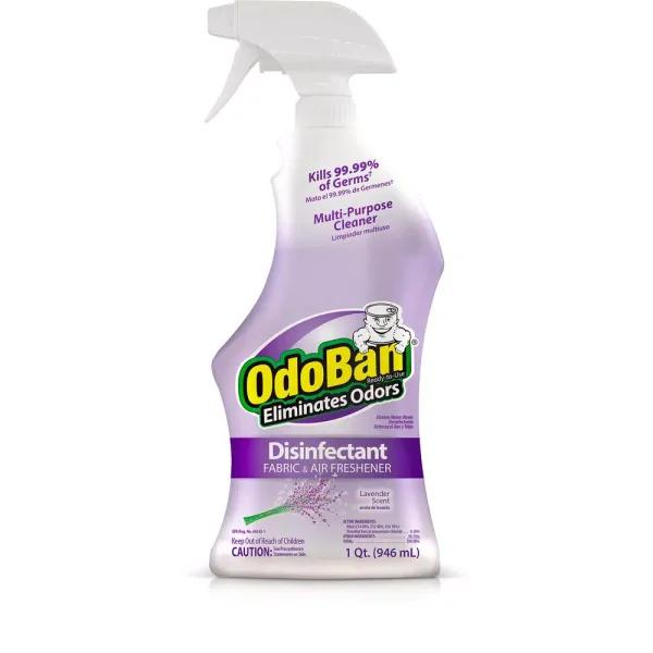 OdoBan 32 oz. Lavender Ready-to-Use Disinfectant, Fabric & Air Freshener, Multi-Purpose Odor Eliminator