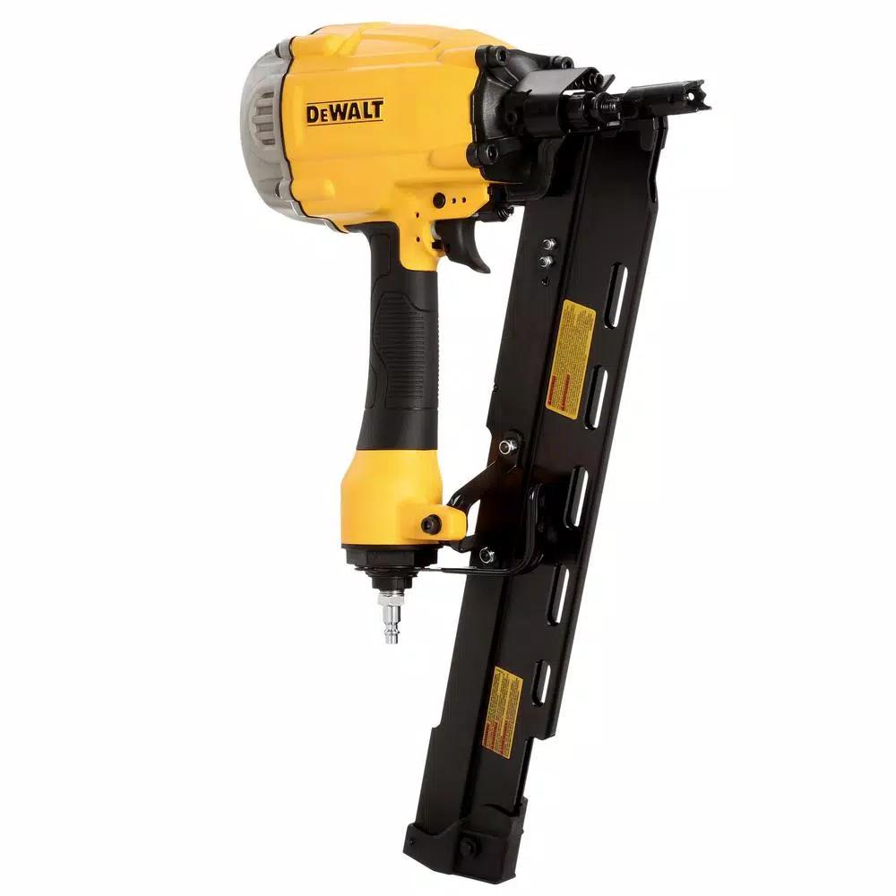 DEWALT DWHS 21-Degree Pneumatic Collated Framing Nailer with 2000-Pack Bonus 3 in. Metal Nails