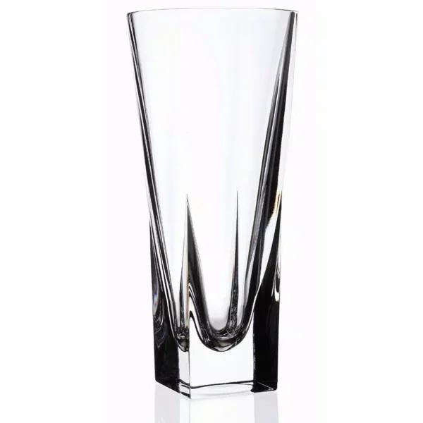 Lorren Home Trends RCR Fusion Collection Crystal Large Vase - Made in Italy, Clear