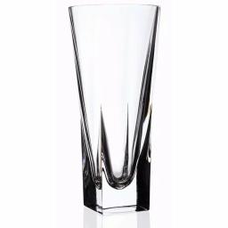 Lorren Home Trends RCR Fusion Collection Crystal Large Vase - Made in Italy, Clear thumbnail 1
