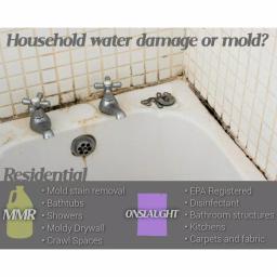 MMR Mold & Mildew Stain Remover (1 Gal) & Onslaught Disinfectant (2 oz Concentrate) 2-Step Combo Pack thumbnail 5