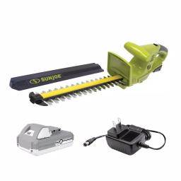 Sun Joe 24V Cordless 18 in. Hedge Trimmer Kit with 2.0 Ah Battery and Charger thumbnail 1