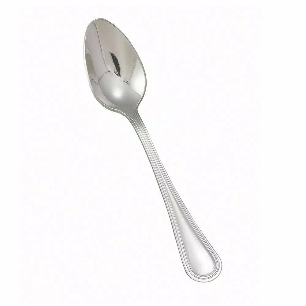 Winco 12-Piece Stainless Steel 18/0 Dinner Spoon Set, Heavyweight Mirror Finish