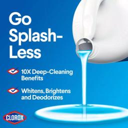 Clorox Splash-Less Regular Bleach Liquid, 116 oz. thumbnail 5