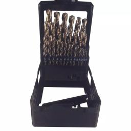 BLU-MOL Xtreme Cobalt M35 29-Piece Twist Drill Bit Set with Metal Index Case thumbnail 1