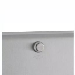 BOBRICK Satin Stainless Steel Paper Towel Dispenser, Wall-Mounted, 200 C-Fold or 275 Multi-Fold Capacity thumbnail 3