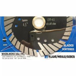 Whirlwind USA 4-1/2 in. Turbo Segmented Diamond Saw Blade for Granite, Marble, and Concrete thumbnail 4