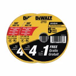 DEWALT 4-1/2 in. Metal & Stainless Cutting Wheel (10-Pack) and 14-Piece Black Oxide Drill Bit Set thumbnail 5