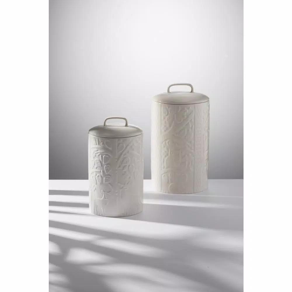 Mason Cash In the Forest Ceramic Sugar Jar, 90 fl oz, Cream