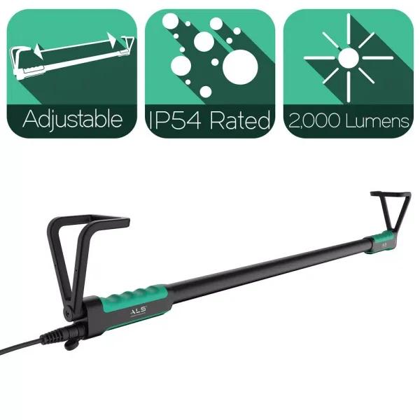 Advanced Lighting Systems ALS 2000 Lumens Rechargeable LED Extendable Under Hood Work Light