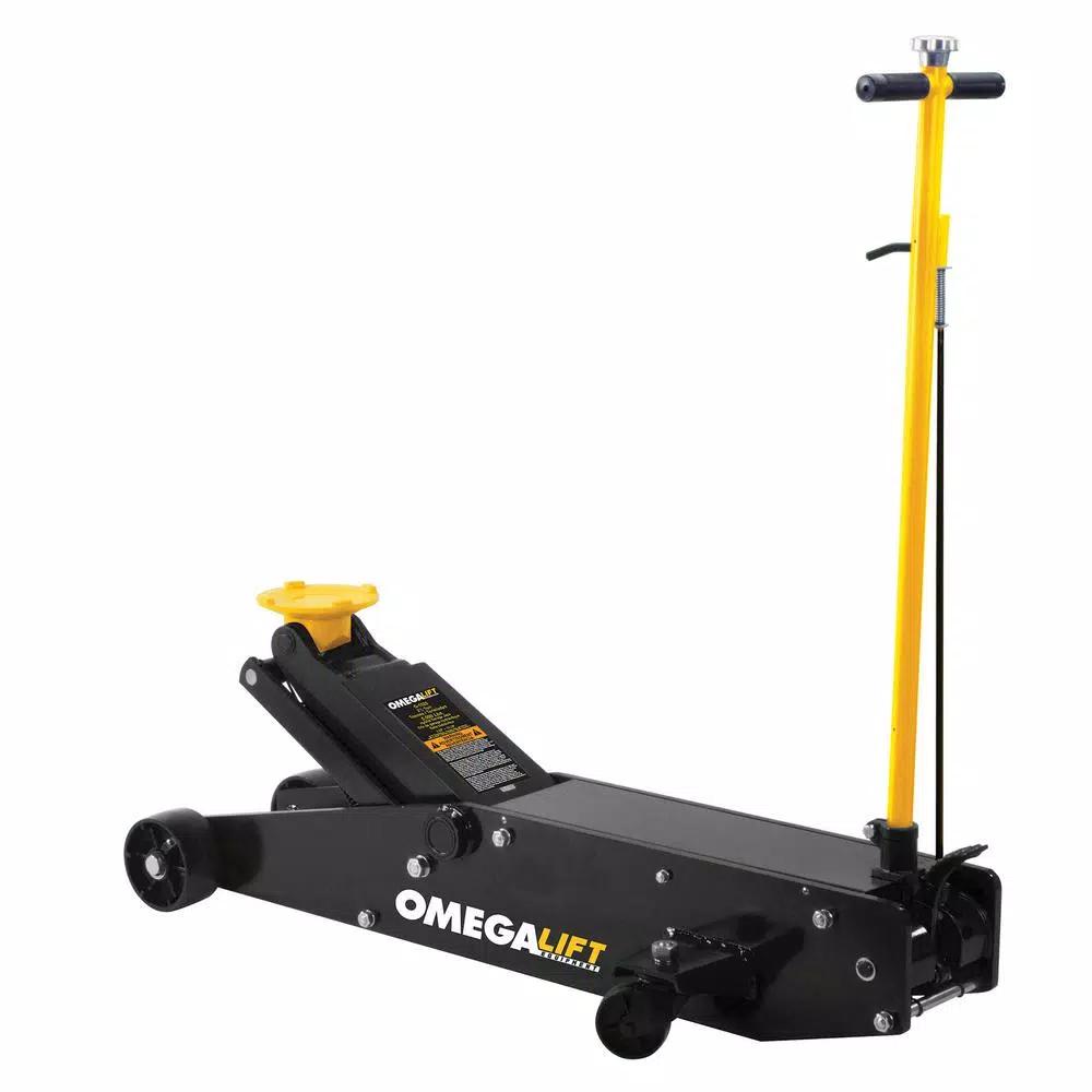 Omega Lift 10-Ton Heavy-Duty Hydraulic Long Chassis Service Jack