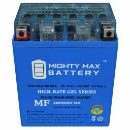 MIGHTY MAX BATTERY Mighty Max YTX14 Ah GEL 12V 12Ah 210 CCA Maintenance Free Sealed Lead Acid Battery thumbnail 2