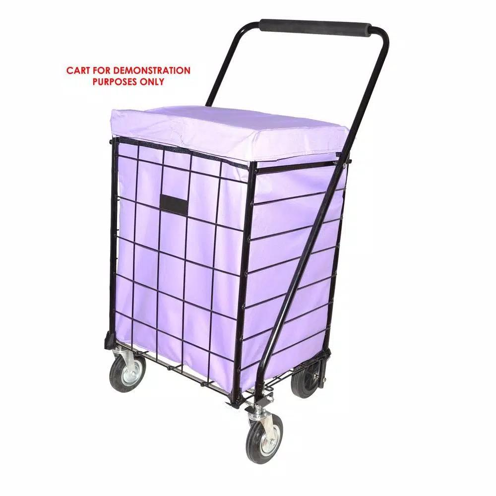 Easy Wheels Deluxe Jumbo Hooded Carrier Liner - Lilac Purple