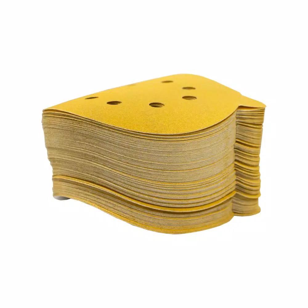 Unbranded PASCO 220-Grit 5 in. Hook and Loop 8-Hole Sanding Discs, 100-Pack