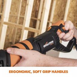 Evolution Power Tools Evolution R230RCP 7 Amp Corded Reciprocating Saw with 4 Blades thumbnail 11