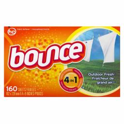 Bounce Outdoor Fresh Scent Fabric Softener Dryer Sheets, 160-Count (6-Pack) thumbnail 4