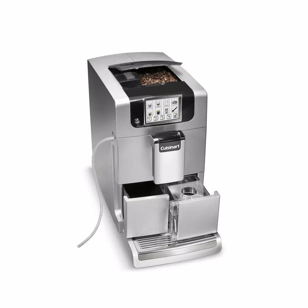 Cuisinart EM-1000 Fully Automatic Espresso Machine with Integrated Grinder, 5-Cup Capacity