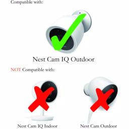 Wasserstein Adjustable Metal Mount for Google Nest Cam IQ Outdoor, Silver thumbnail 7