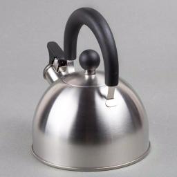 Creative Home Simplicity 6-Cup Brushed Stainless Steel Stovetop Tea Kettle with Whistle thumbnail 5