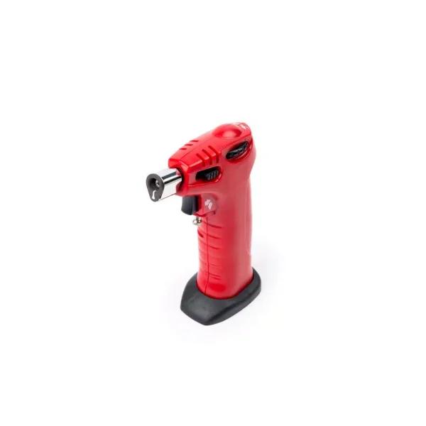 Fox Run Red Mini Creme Brulee Torch - Compact Butane Culinary Kitchen Tool