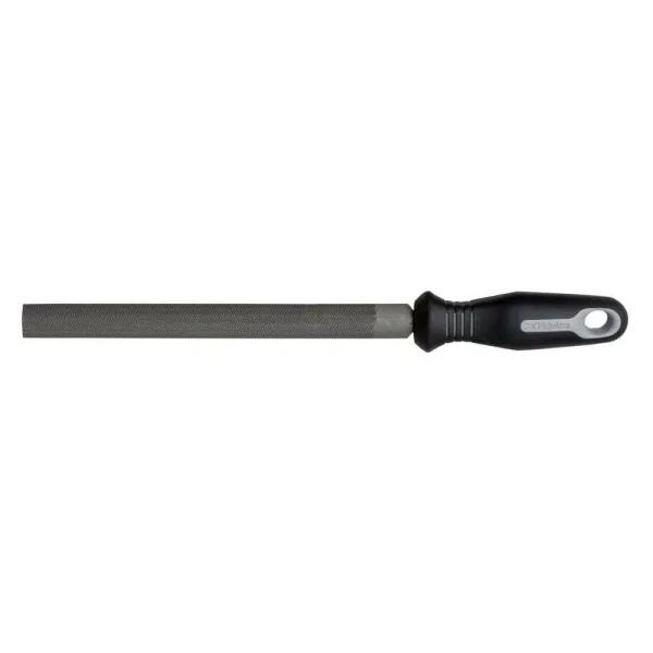Nicholson 10 in. Bastard Cut Half Round File with Ergonomic Handle