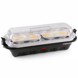Presto 12-Egg Easy Store Electric Egg Cooker with Poaching Tray, Black thumbnail 3