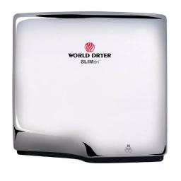 World Dryer Corporation World Dryer SLIMdri L-972A Electric Hand Dryer - Polished Stainless Steel thumbnail 1