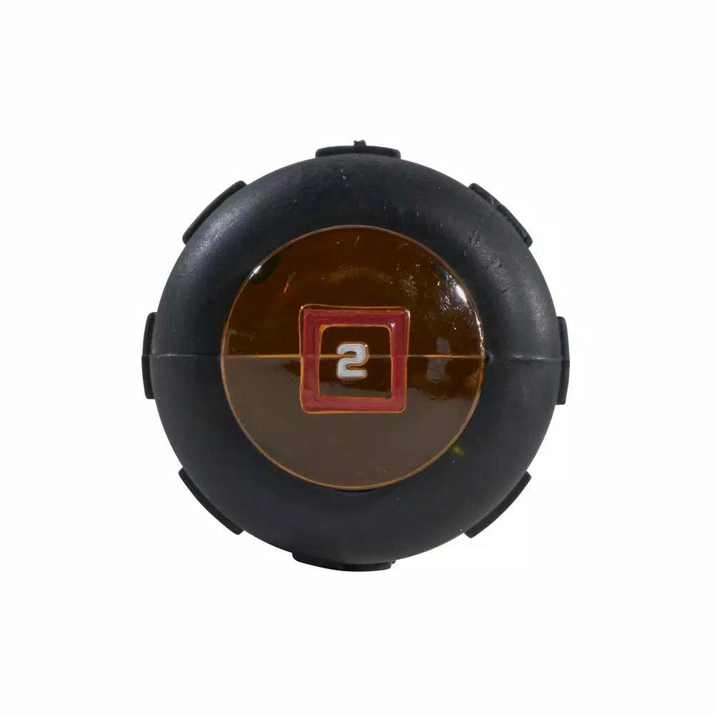 Klein Tools #2 Square Recess Insulated Screwdriver with 4 in. Round Shank and Cushion Grip
