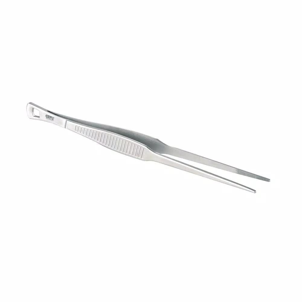 GEFU Stainless Steel Kitchen Tweezers Tongs, 30 cm