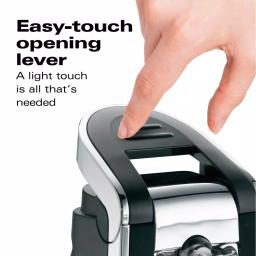 Hamilton Beach Smooth Touch Electric Can Opener, Black and Chrome thumbnail 3
