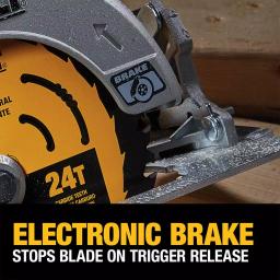 DEWALT 20V MAX Brushless 7-1/4 in. Circular Saw Kit with FLEXVOLT Advantage and (1) 6.0Ah FLEXVOLT Battery thumbnail 8