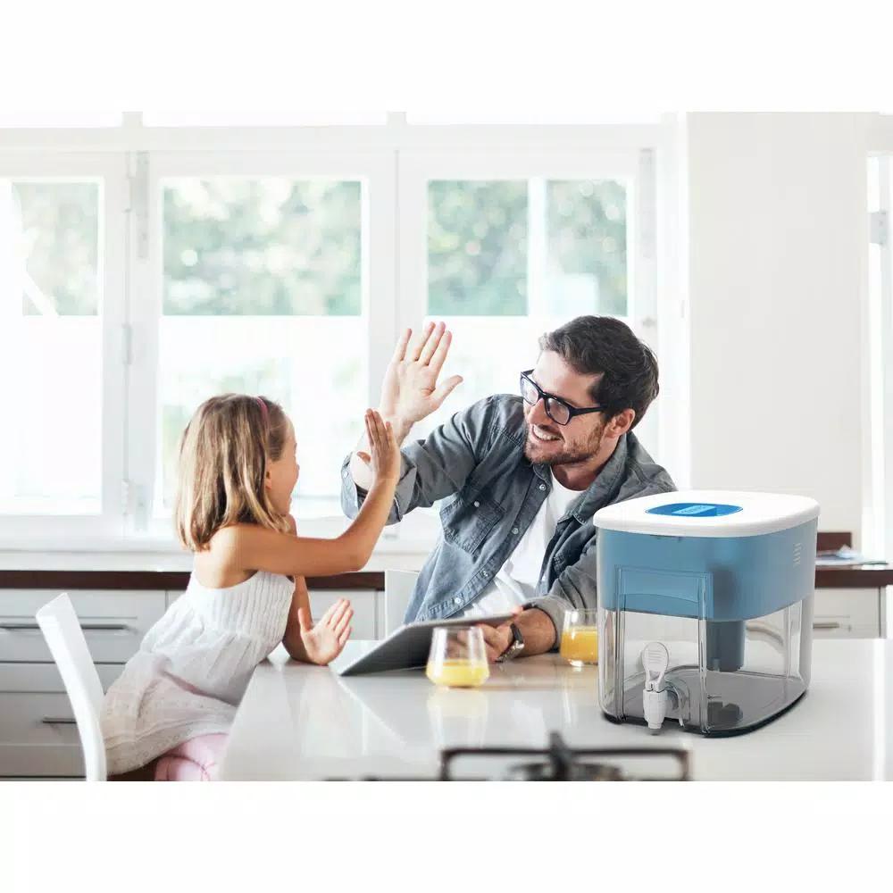 Drinkpod Alkaline Water Dispenser 2.4 Gal. Countertop System, 3-Pack with 3 Filters