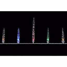 Novolink 80-Light 8mm Mini Globe Multi-Color LED Icicle Lights with Wireless Smart Control thumbnail 7