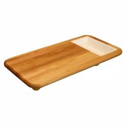 Catskill Craftsmen Hardwood Cut 'n' Catch Over-the-Sink Cutting Board with Removable Trays thumbnail 1