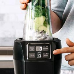 NINJA Nutri Ninja 24 oz. 2-Speed Blender with FreshVac Technology, Dark Grey thumbnail 3