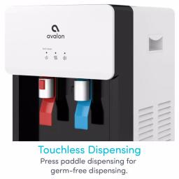 Avalon Countertop Bottleless Water Cooler Dispenser, Hot & Cold, Self-Cleaning Ozone, White thumbnail 2