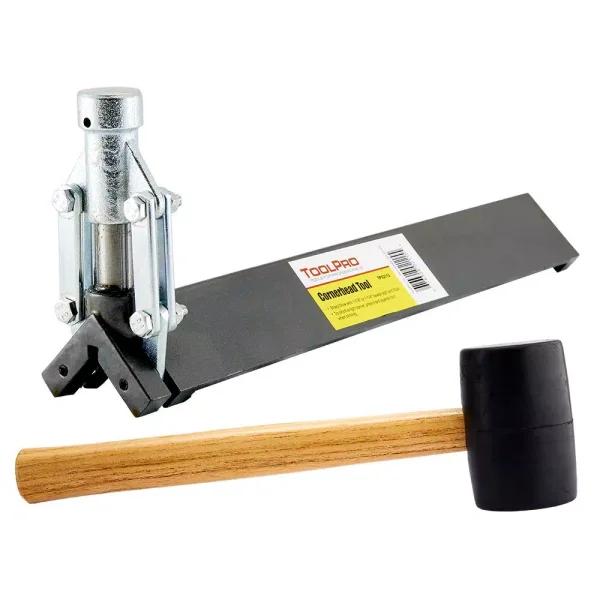 ToolPro Corner Bead Crimping Tool with 32 oz. Rubber Mallet