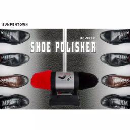 SPT Professional Shoe Buffer with 100% Lamb Wool Dual Buffers and 31 in. Stand-Up Operation thumbnail 3