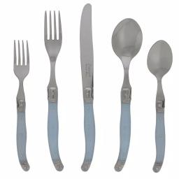 French Home Laguiole 20-Piece Stainless Steel Flatware Set, Ice Blue, Service for 4 thumbnail 2